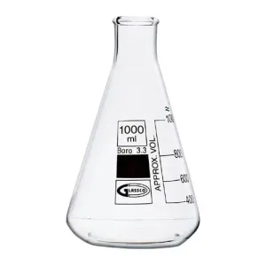 flask conical Glasscolabs 1000ml
